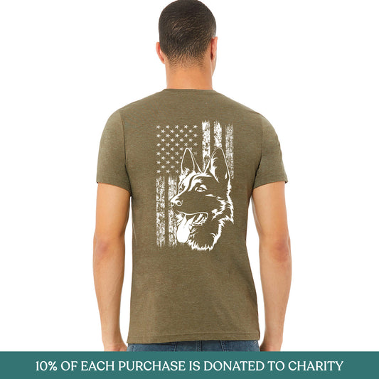 K9 Veteran T-Shirt (New Design)